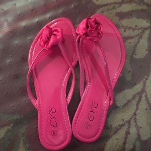 Pink Sandals.